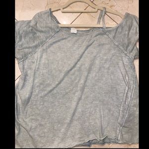 We the Free peep shoulder shirt